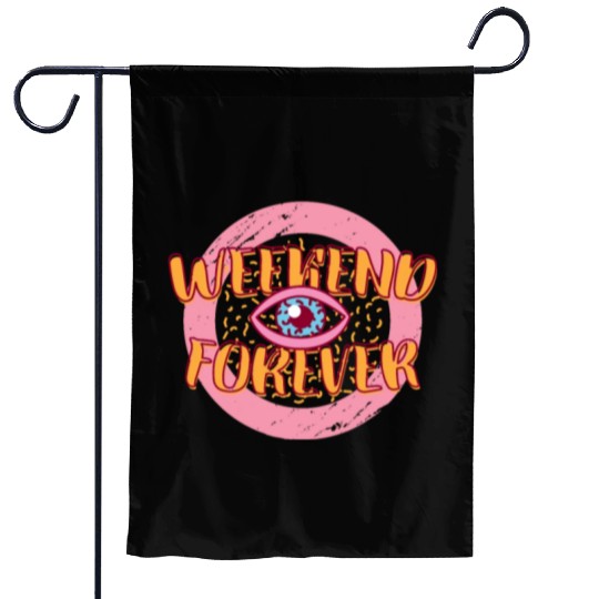 Retro 80s Weekend Forever Garden Flags