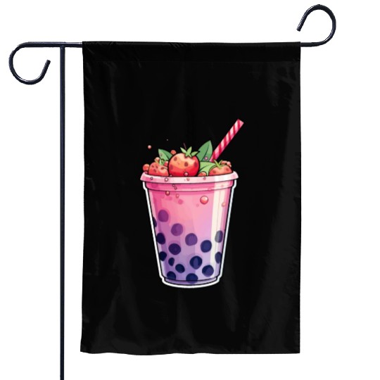 Boba Tea Design - Bubble Tea Garden Flags