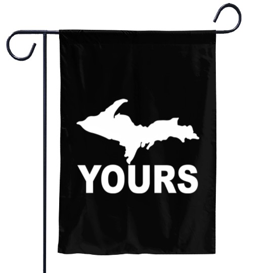 Up Yours Upper Peninsula Yooper Humor Garden Flags