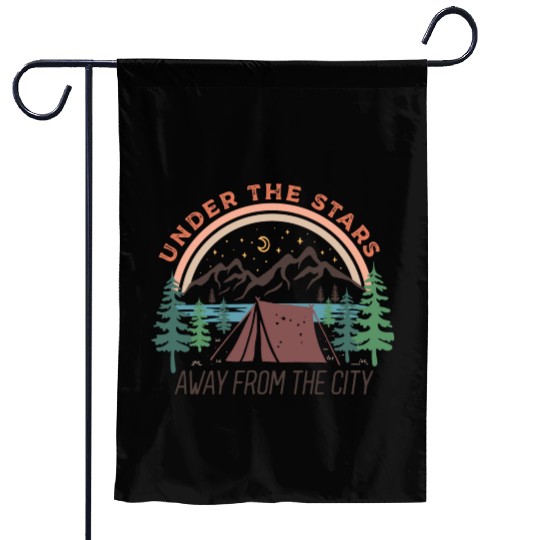 Camping Gifts Happy Camper Campsite Scout Lovers Garden Flags