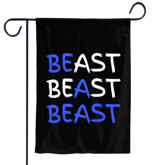 Be A Beast Fitness Workout Gym Garden Flags