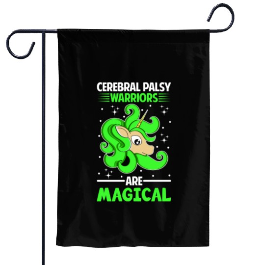 Cerebral Palsy Warriors Are Magical Unicorn Lover Garden Flags