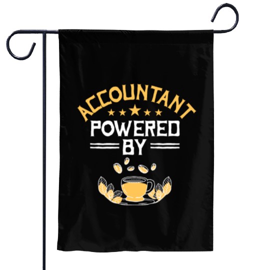 Coffee Drinker Caffeine CPA Accounting Accountant Garden Flags
