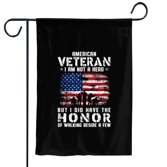 US Army Veteran American Veteran Flag Garden Flags