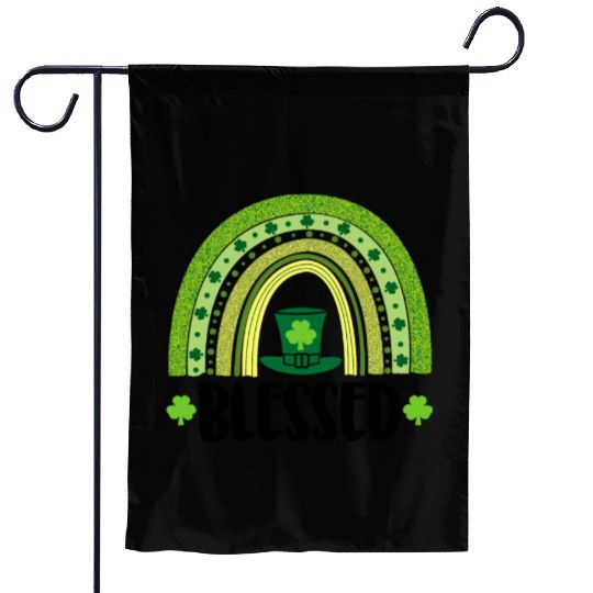 Blessed St Patricks Garden Flags
