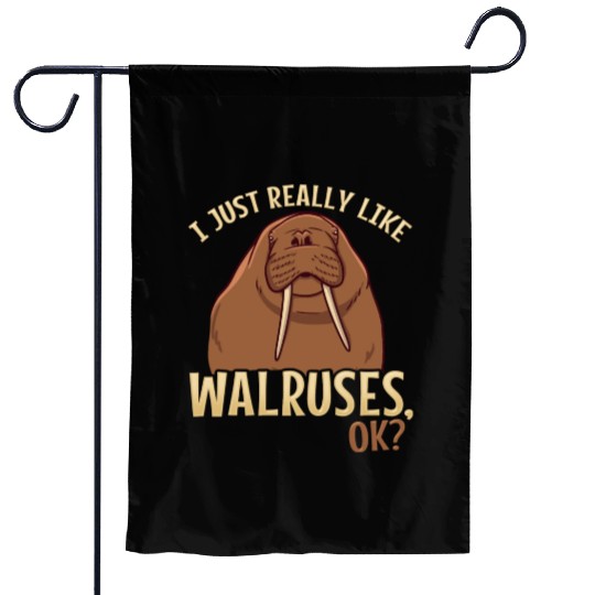 Walrus Walruses Walrus Lover Garden Flags