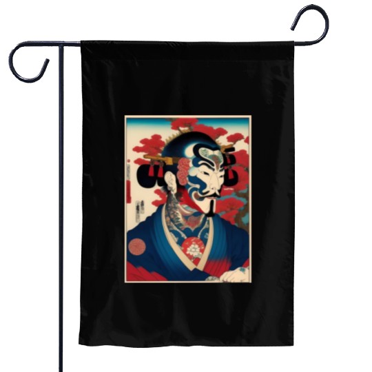 Yakuza Warriors of the Edo Night Garden Flags
