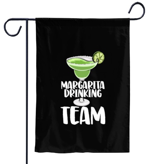 Margarita Drinking Team Garden Flags