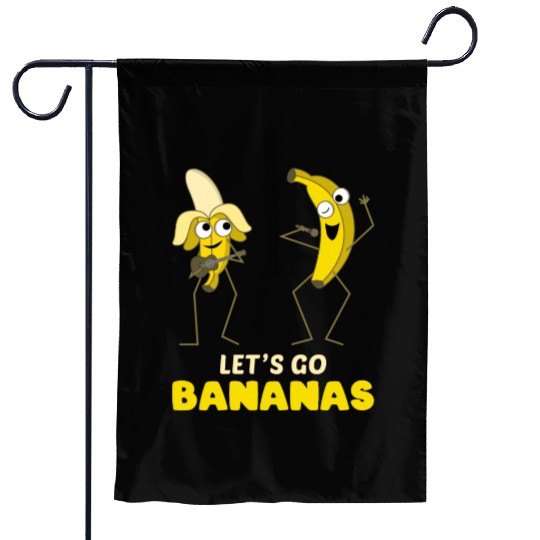 Singing Funny Banana Meme Let Us Go Banana Garden Flags
