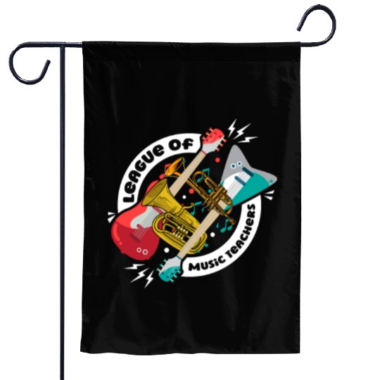 Music Teacher League Garden Flags