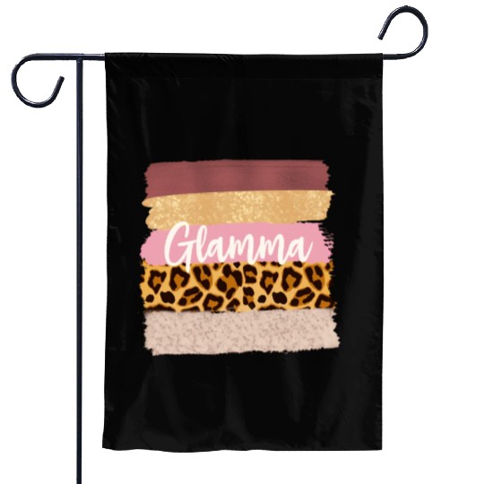 Glamma Glam Ma Nana Leopard Garden Flags