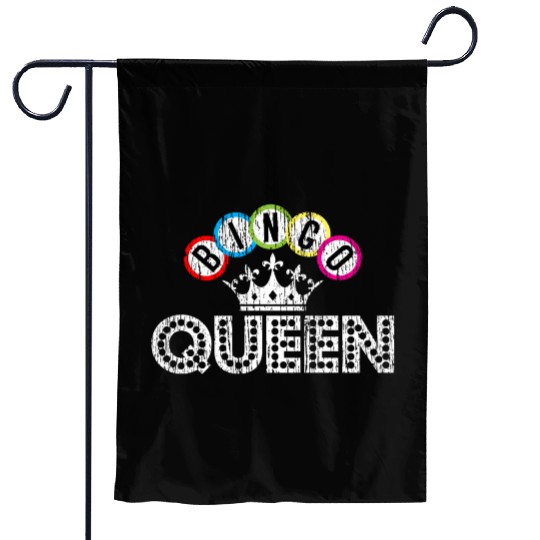 Bingo Casino Night Crown Bingo Queen Garden Flags
