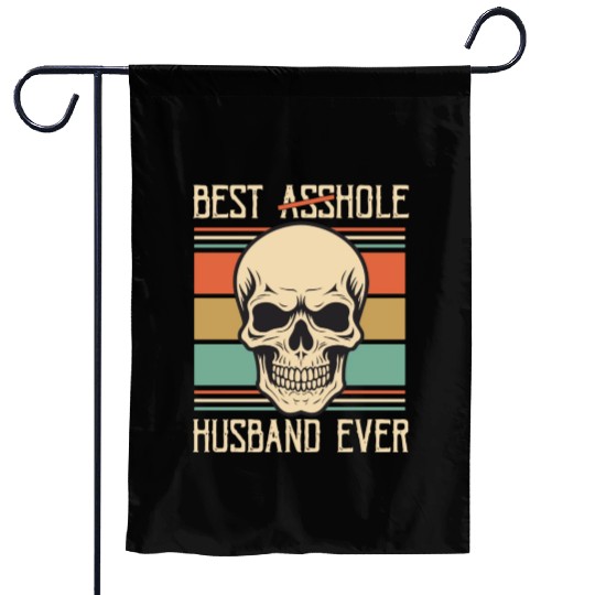 Vintage Best Asshole Husband, Husband png, bride Garden Flags