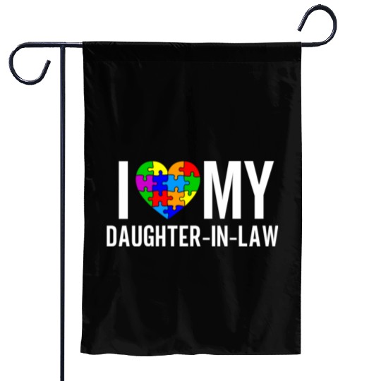 I Love My Daughter-In-Law Garden Flags