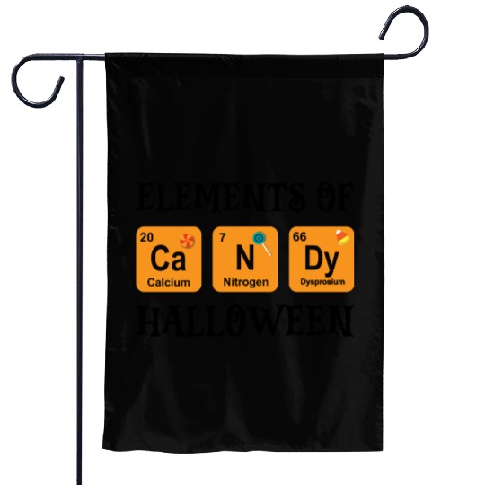Halloween Candy Sweets Chemistry Elements Of Garden Flags