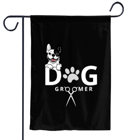 Dog Groomer Garden Flags Dog Grooming Outfit