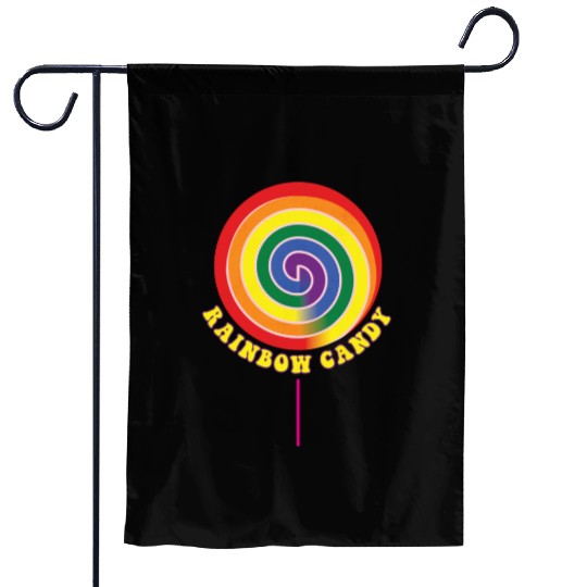 Rainbows Rainbow Pride Candy Garden Flags