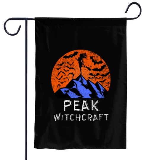 Peak Witchcraft Mountain Witch Garden Flags