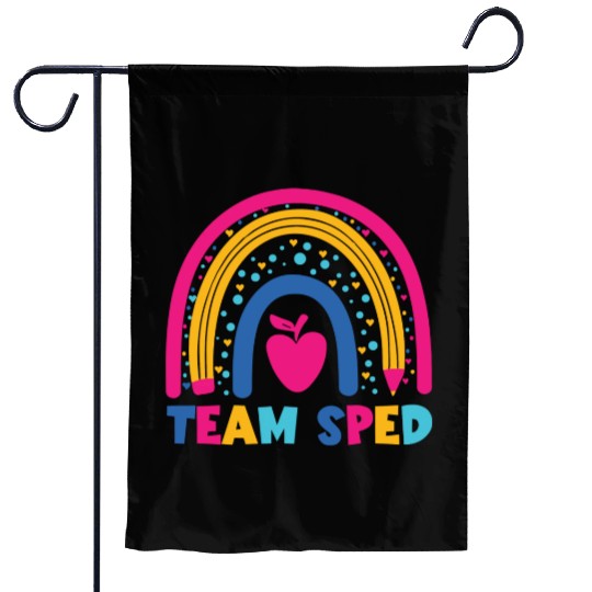 Special Education Teacher Paraprofessional Back To Garden Flags