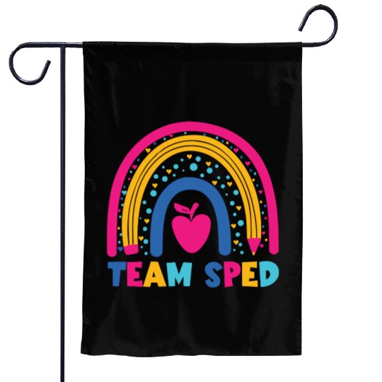 Special Education Teacher Paraprofessional Back To Garden Flags