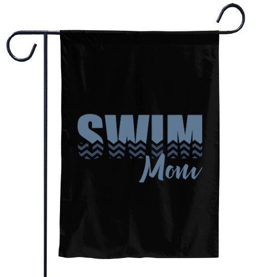 Swim Mom Garden Flags