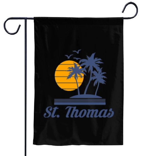 Saint St Thomas Caribbean Island Beach Garden Flags
