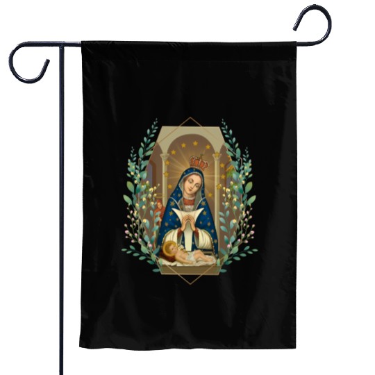Our Lady Of Altagracia Virgen De Domiana Garden Flags