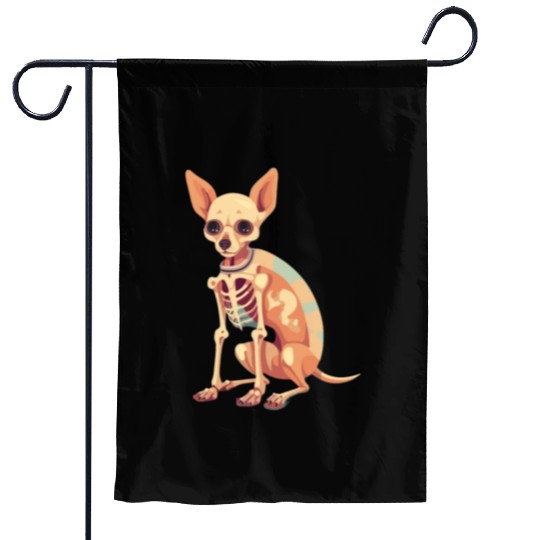 Chihuahua Halloween Puppy Trick Or Treat Dog Lover Garden Flags