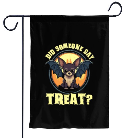 Chihuahua Halloween Puppy Trick Or Treat Dog Lover Garden Flags