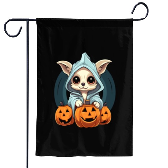 Chihuahua Halloween Puppy Trick Or Treat Dog Lover Garden Flags