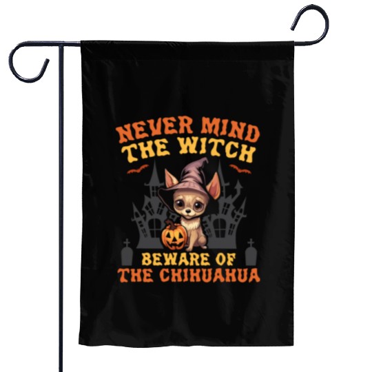 Chihuahua Halloween Puppy Trick Or Treat Dog Lover Garden Flags