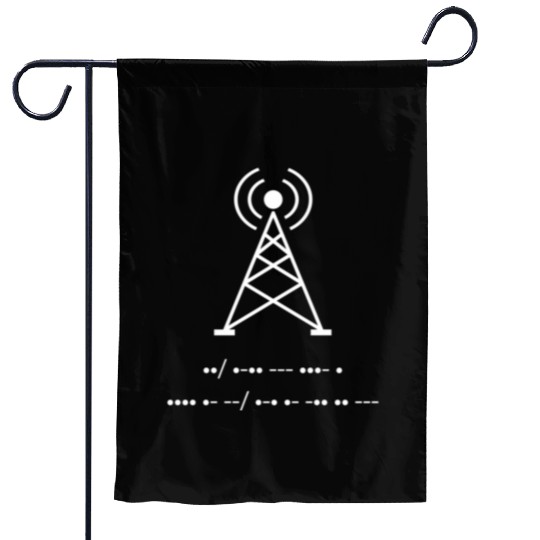 Amateur Ham Radio Morse Code Garden Flags