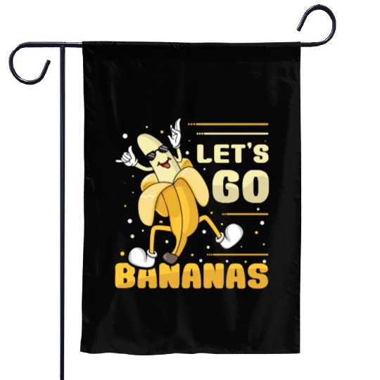 Happy Funny Banana Meme Let Us Go Banana Garden Flags
