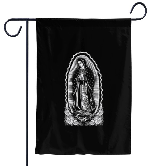 Virgin Mary Lady of Guadalupe Virgen De Guadalupe Garden Flags