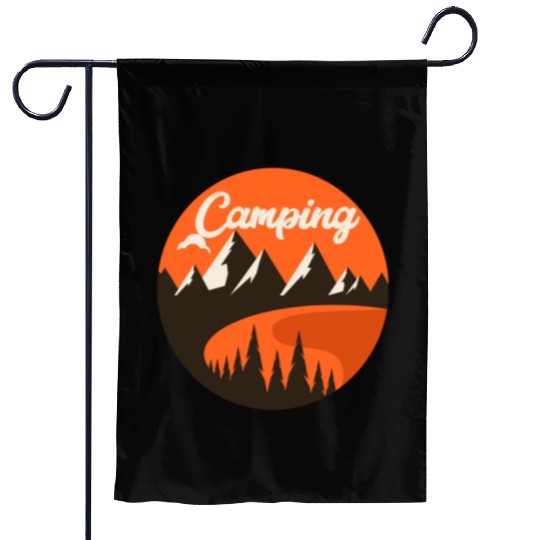 Happy Camper Camping Garden Flags