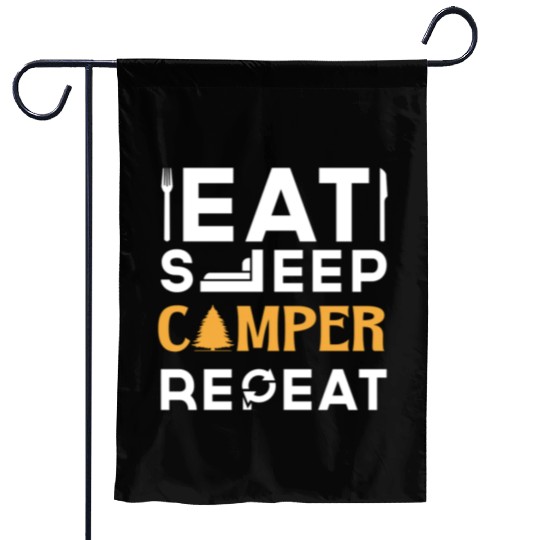 Camper life Garden Flags