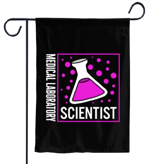 Science Garden Flags, Medical Laboratory Scientist Garden Flags,