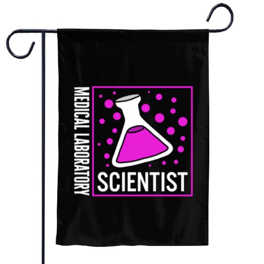 Science Garden Flags, Medical Laboratory Scientist Garden Flags,