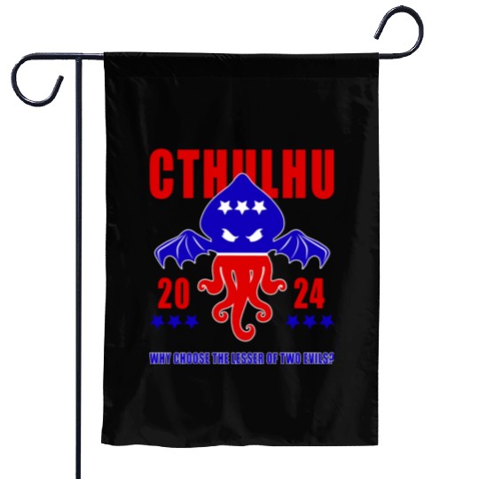 Cthulhu For President Garden Flags