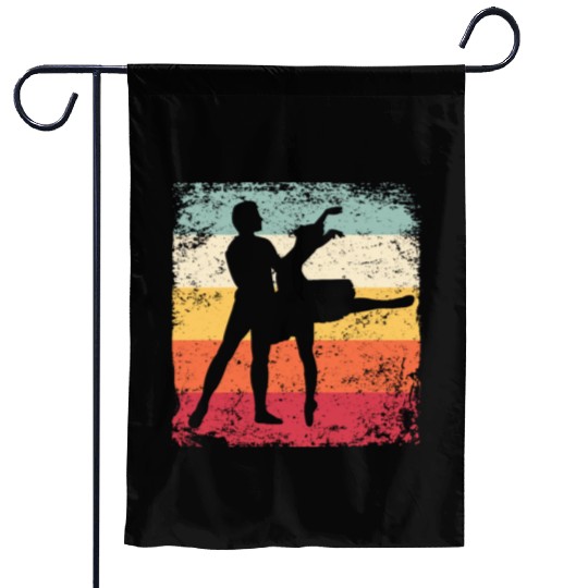 Ballet Dance Couple Vintage Ballerina Garden Flags