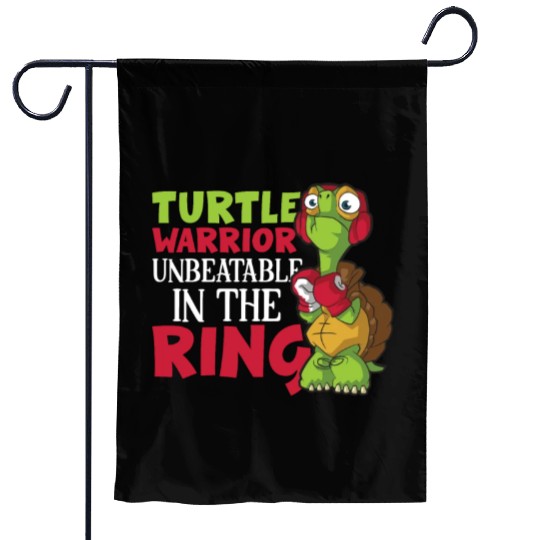 Turtle Boxing Boxing Ring Boxer Gloves Boxing Figh Garden Flags