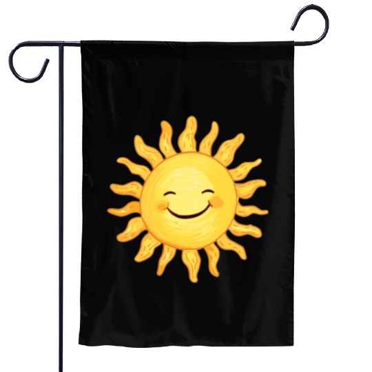Sun Smiling - Rays of Delight Garden Flags
