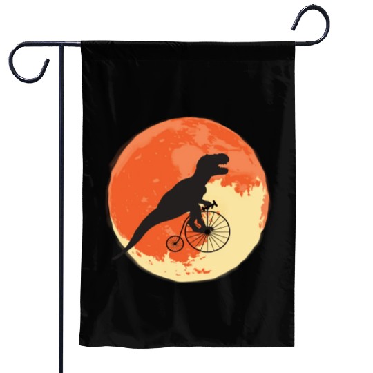 T Rex On The Road Trip Through The World Garden Flags