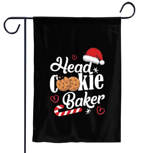 Head Cookie Baker Garden Flags