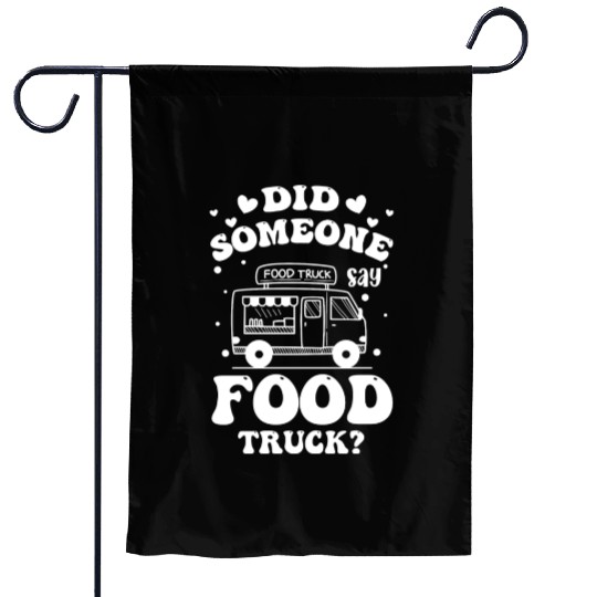 Food Truck Truck Vendor Garden Flags