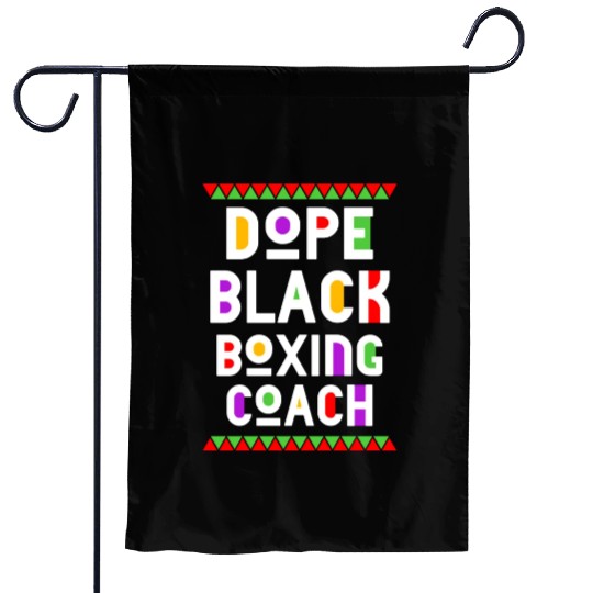 Dope Black Boxing Coach Garden Flags