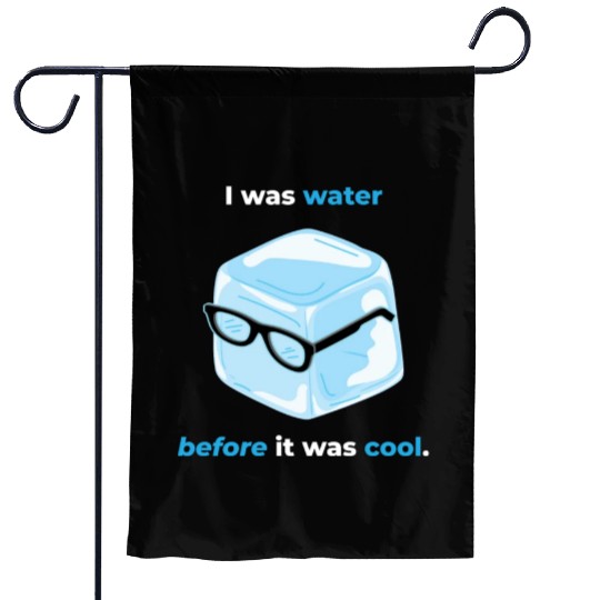 Ice I Was Water Summer Ice Drink Garden Flags