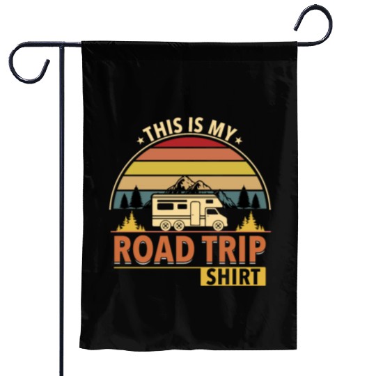 This Is My Road Trip Garden Flags - Camper Gift Garden Flags