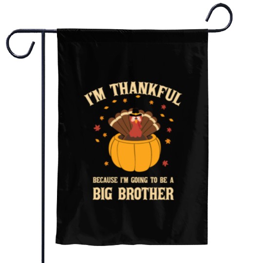 Thanksgiving Big Brother Turkey Pregnant Garden Flags