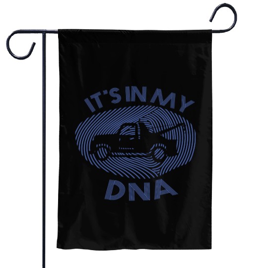 tow Truck DNA - It's in my DNA Design Garden Flags